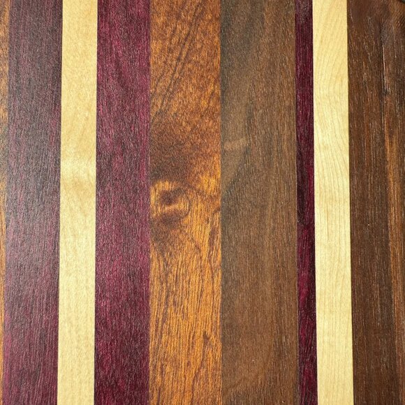 Cutting Board Maple / Walnut / Sepele / Purple Heart Hardwoods - Picture 5 of 6